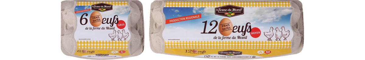 nos œufs frais datés