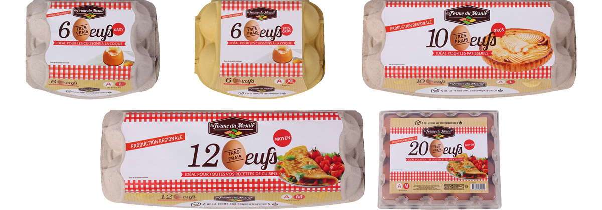 nos œufs très frais